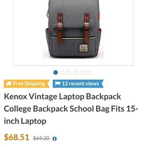 Vintage Kenox Backpack - like new/flawless